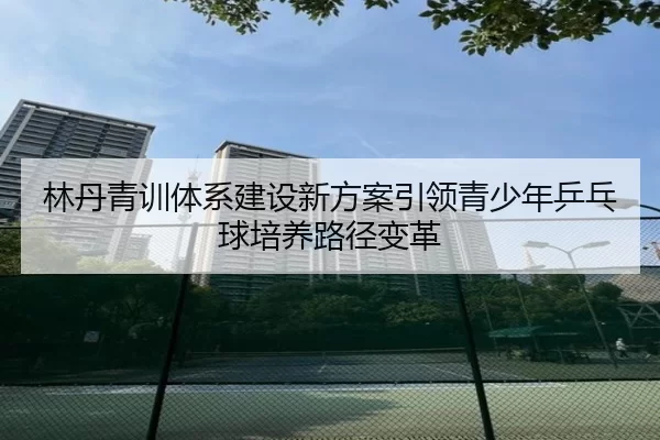 林丹青训体系建设新方案引领青少年乒乓球培养路径变革